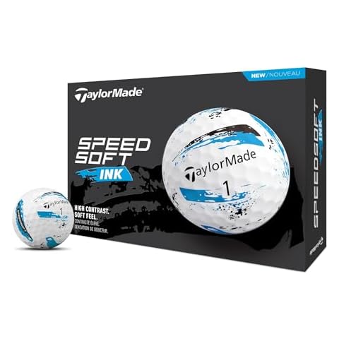 TaylorMade SpeedSoft Ink Golf Balls Dozen Cover
