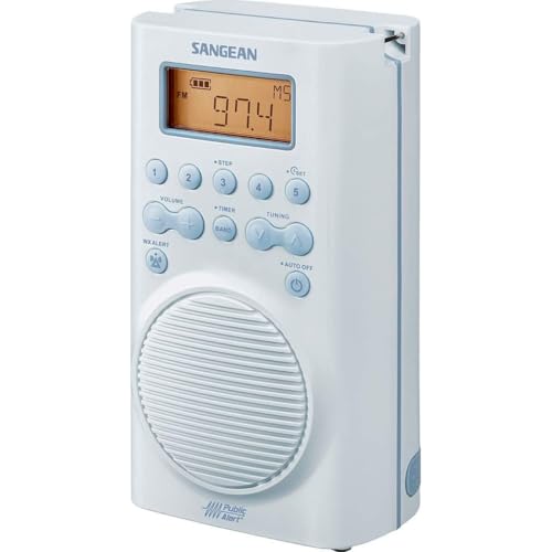 Radio de douche étanche SANGEAN SG-100 récepteur AM FM portable de salle de bain portable - 2
