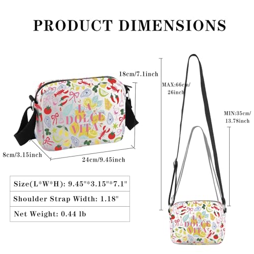 Italy Travel Gift Italy Amalfi Coast Gift Italian Lemon Crossbody Bag Italian Summer Present Bridal Shower Present2