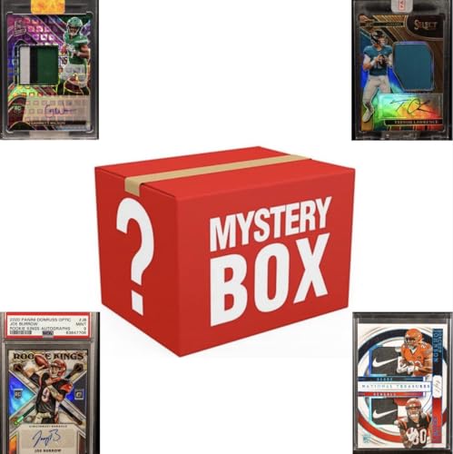 Football Sports Card Mystery Pack | Contains 25 Cards | 1x Autograph or Relic Cards Guaranteed | 3X Rookie Cards Guaranteed