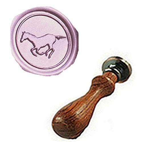 MDLG Vintage Horse Running Custom Picture Logo Wedding Invitation Wax Seal Sealing Stamp Sticks Spoon Gift Box Set Kit