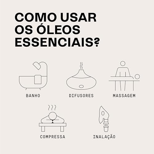 Óleo Essencial de Lavanda Francesa - Oleo Essencial para Ansiedade, Calmante e Relaxante - Para Difu
