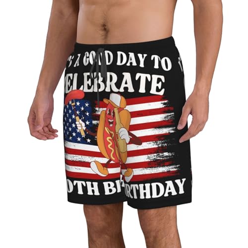 Good Day Celebrate 250th Anniversary Swimtrunk U.S. Birthday 1776 2026 Men's Beachshorts3
