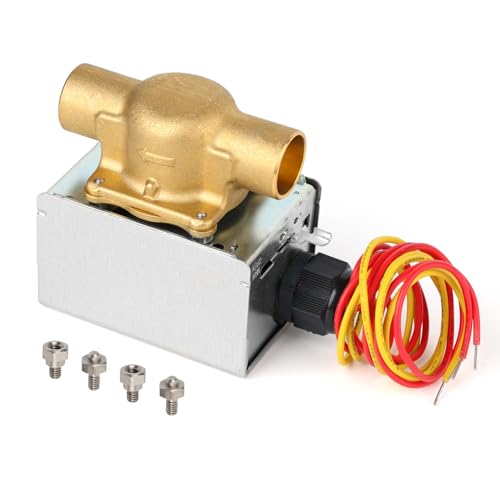 SIPANTA V8043E1012 Motorized Zone Valve Fit for 40004850-001/40003916-026 Replacement Power Head 3/4 Sweat Connection 2-Way 4-Wire 24V Normally Closed 18” Leads Heating Loop Valve Easy to install