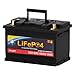Lithium Start-Stop Car Battery GROUP 48, 12.8V 60Ah 1100CCA LiFePO4 Automotive Battery For Car, With LED Display and Emergency Start Button 60 Months Warranty
