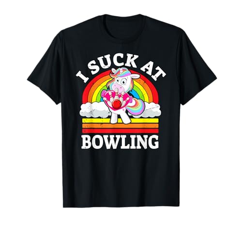 I Suck at Bowling - Bad Losing at Bowling - Loser Bowler T-Shirt