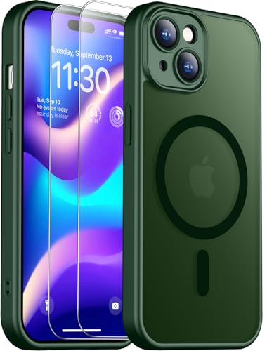 Coque iPhone 15 Plus magnétique SPIDERCASE avec protection écran verre trempé