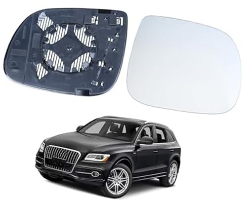 Miroir de remplacement du verre du rétroviseur de voiture droit pour Q5 Q7
