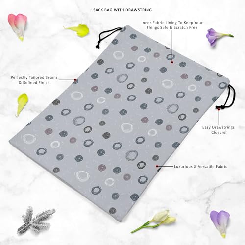 Image of ArtzFolio Hand Drawn Design D2 | Reusable Sack Bag | Bag for Gym, Storage, Vegetable & Travel