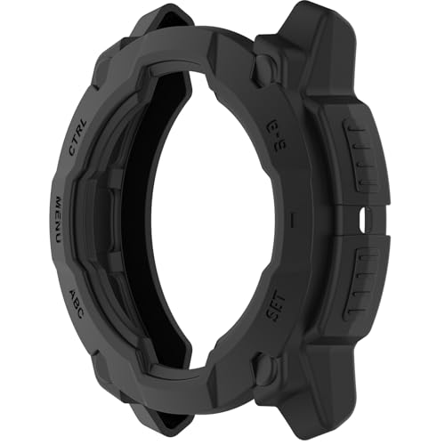 Coque Garmin Instinct E 45mm antichoc silicone noir flexible