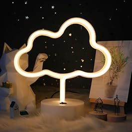ENUOLI Cute Cloud Neon...