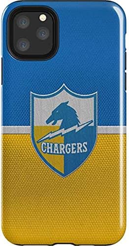 Skinit Impact Phone Case Compatible with iPhone 11 Pro Max - Officially Licensed NFL Los Angeles Chargers Vintage Design Blue