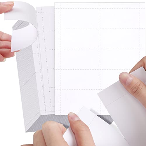 Tarjetas de visita de papel pesado blanco con acabado limpio de doble cara para impresoras, 2000u