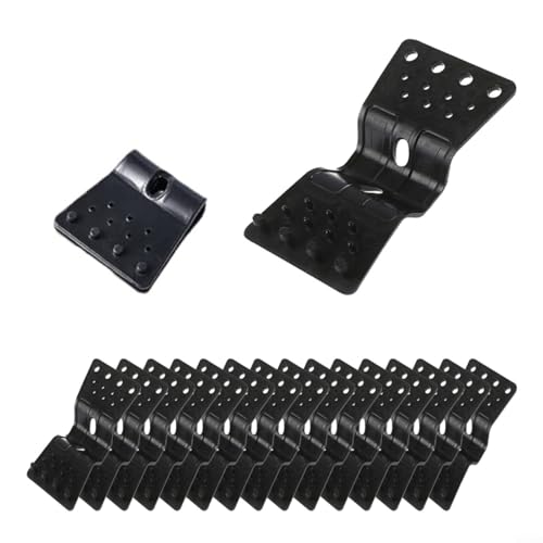 Lastdaytime Set di 50 clip per tende da sole con impugnatura di bloccaggio per teloni in plastica, coperture in tessuto, tende e design per uso esterno