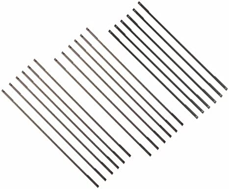 FOXBC Coping Saw Blades 6-1/2 Inch, 18 Pack (15 TPI, 18 TPI, 24 TPI)