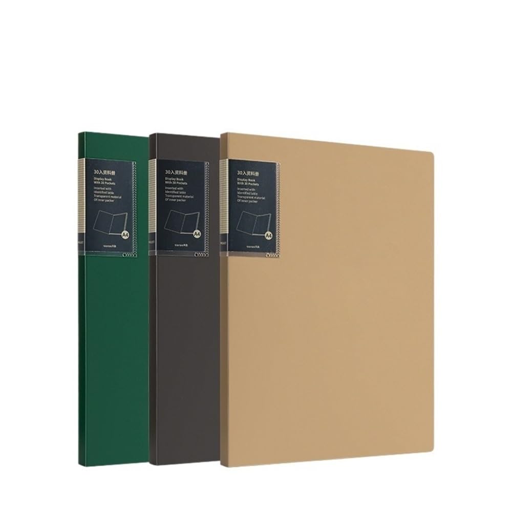 Classeur de données PP 30 pages premium et chemise A4 pour vos présentations