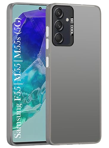 Jkobi Hard Back Cover Case for Samsung Galaxy M55 5G | F55 5G | M55s 5G (Velvet Touch | Professional Glossy Finish | Camera Protection Bump)- Best and cheap mobile covers in India