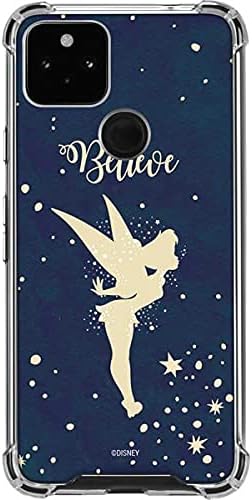 Skinit Clear Phone Case Compatible with Google Pixel 5a 5G - Officially Licensed Disney Tinker Bell Believe Design