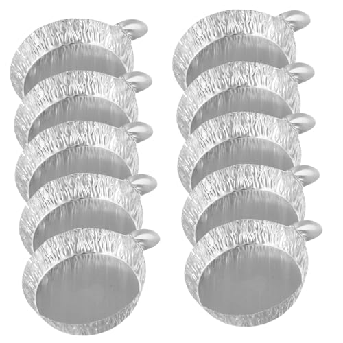 ABOOFAN 100Pcs Aluminum Foil Weighing Plates Lab Weighing Trays for Powders and Liquids Lightweight Versatile Aluminum Foil Weighing Boats