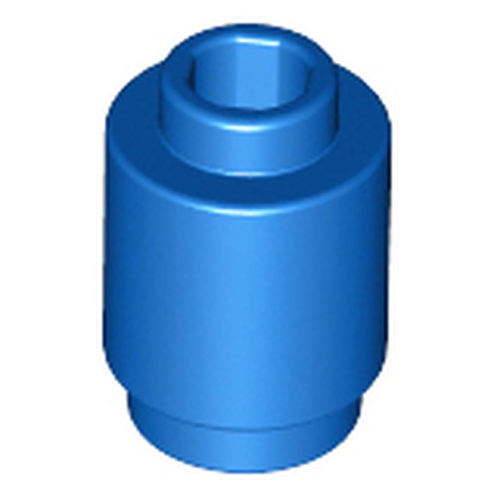 LEGO Brick Round 1 x 1, Part 3062, Part 3062, Choose Your Colour (Blue, 10, count)