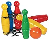 Dohany Kegel Bowling Spielset Klein 6 Kegeln 1 Kugel Wurfspiel Kinderspielzeug