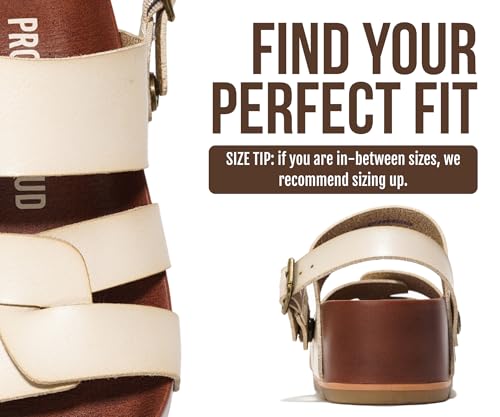 Image of Project Cloud Platform Sandals Women - Strappy Wedges with Comfortable Plush & Soft Insole - Lightweight & Non Slip Platform Sandals for Women 2026