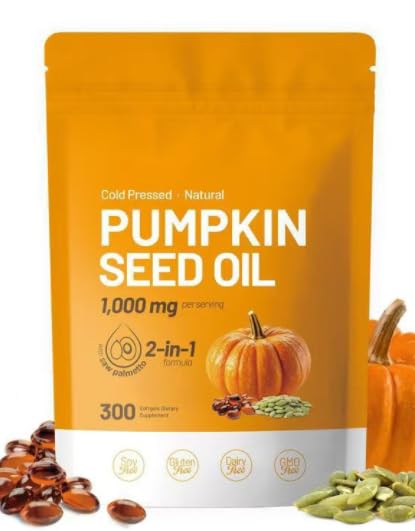 1 pezzo, Saw Palmetto con semi di zucca, senza soia, senza latticini, senza OGM | Supporta i capelli