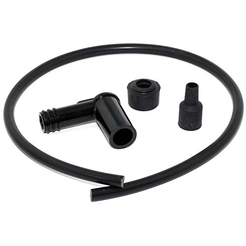 Easyboost Antiparasite Noir avec Fil de Bougie Haute tension 50cm Capuchon pour Scooter Moto 50cc pour MBK Booster Nitro AM6 Derbi MBK 51 103 Rieju Tronçonneuse Tondeuse Débroussailleuse - Image 5