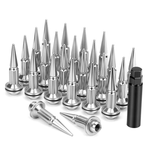 KSP M14x1.5 Flange Spike Lug Nuts for Tacoma 2024-2026 6 Lug Fact...