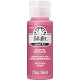 FolkArt Acrylic Paint in Assorted Colors (2 oz), 634, Hot Pink
