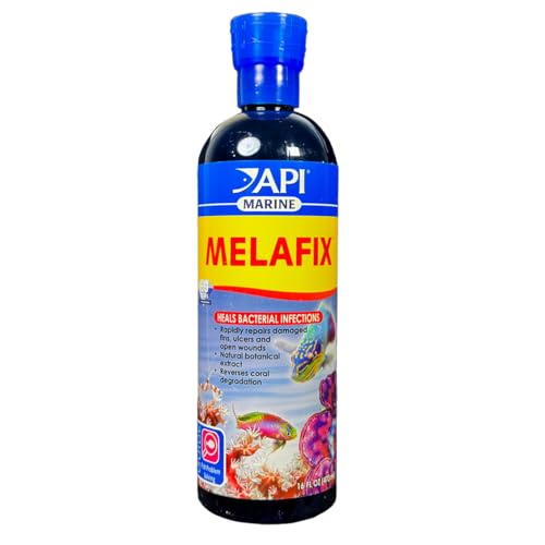 API MARINE MELAFIX Saltwater Fish and Coral Bacterial Infection Remedy 16-Ounce Bottle (311D)