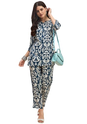 Truvon Fashions Women Cord Set, Kurta and Pant Set