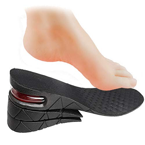 ZHIYE Height Increasing Shoe Insole 3 cm 5cm 7 cm Adjustable 3-Layer Orthotic Air Cushion Heel Insert Increase Insole for Men Women