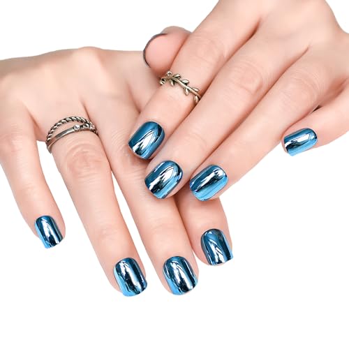 iMABC Press on Nails ^bN ~[ u[ tFCNlC | UV ~fBAV[g XNGA  | ڒ AN fR[V }jLA Mtg ̎q fB[X EFA 24