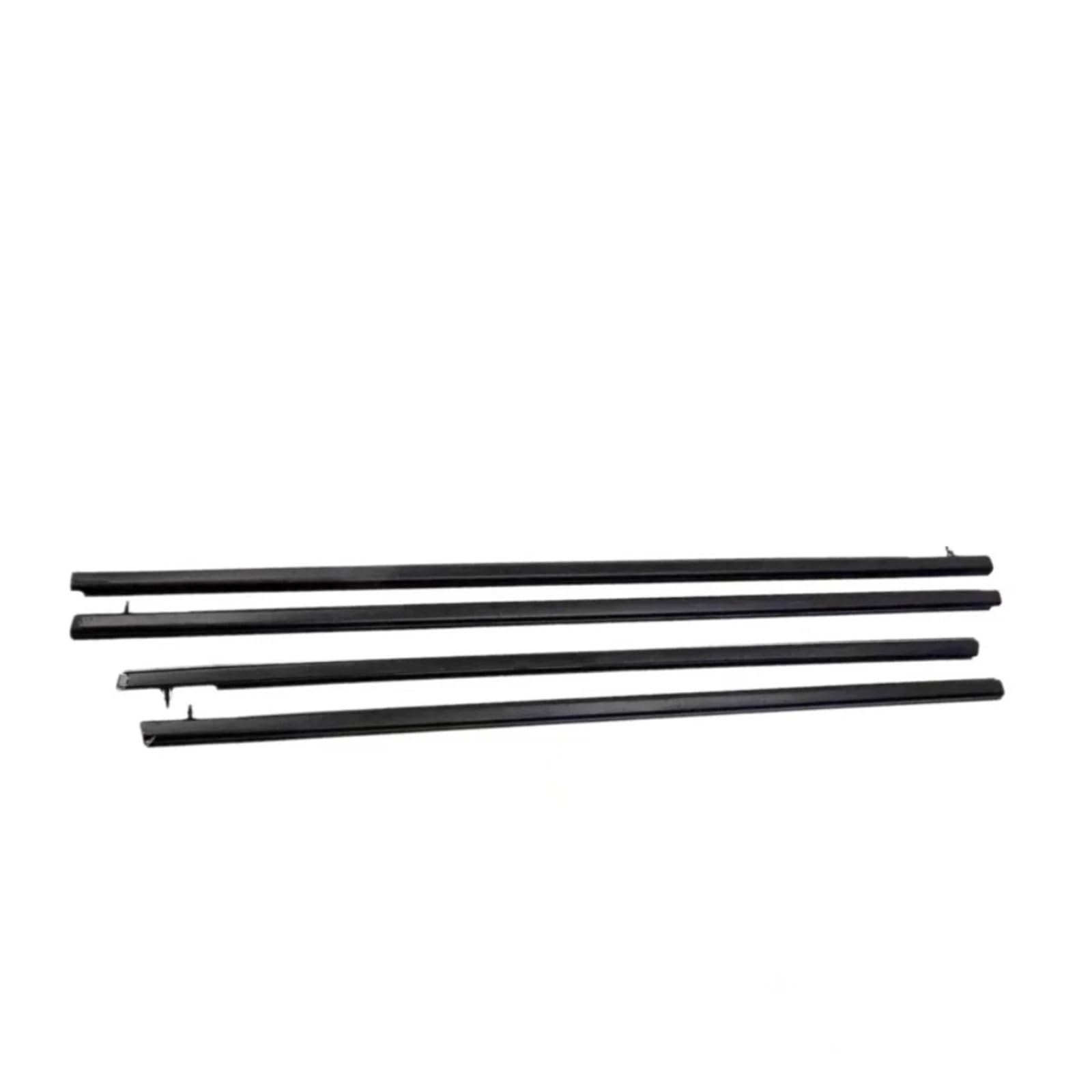4Pcs Car Window Weatherstrip Black Compatible with Honda City 2015-2018 Car Weatherstrip Window Moulding Trim