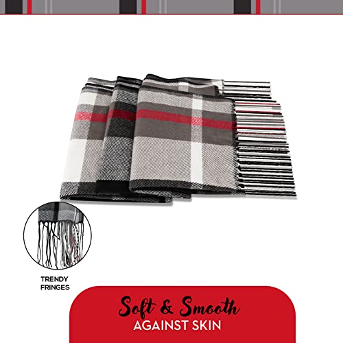 Market & Layne Cashmere Feel Winter Scarf - Warm Long Oversized Ladies Scarf for Cold Weather