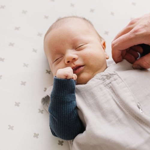 Image of Little Unicorn 12-18 Month Premium Muslin Sleep Sack 1.1 TOG | Soft & Breathable Muslin Cotton for safer sleep | 2 way zipper (Porpoise)