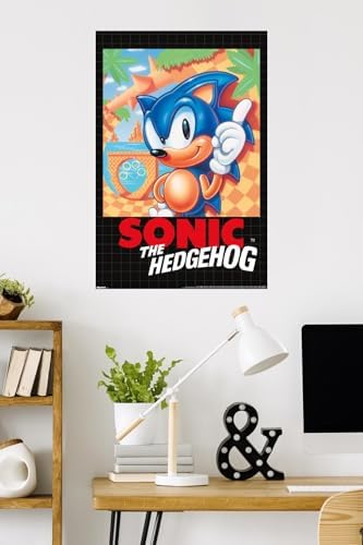 Sonic the Hedgehog (1991) - Key Art Wall Poster, 34L" x 22.4W", Unframed Version