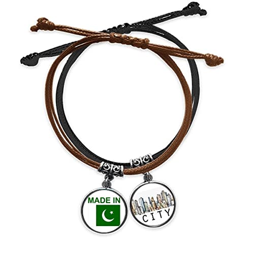 Bracelet l'amour fait au Pakistan, le cadeau idéal en cuir sidi
