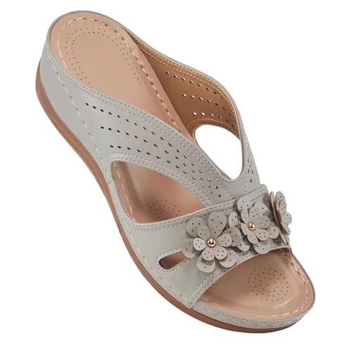 Cathalem Summer Sandals for Women Slip On Dressy Summer Comfortab...