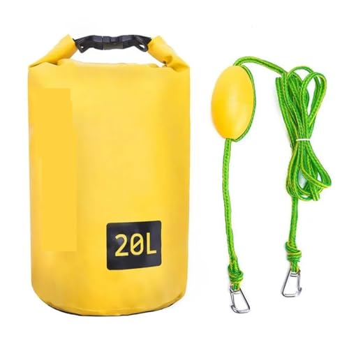 Cuerda de ancla, Cuerda de remolque de 10L/20L, saco de 2 en 1, ancla de y bolsa seca impermeable, línea de muelle for Jet Ski, remo, accesorios for barcos pequeños,Multiusos(20L)