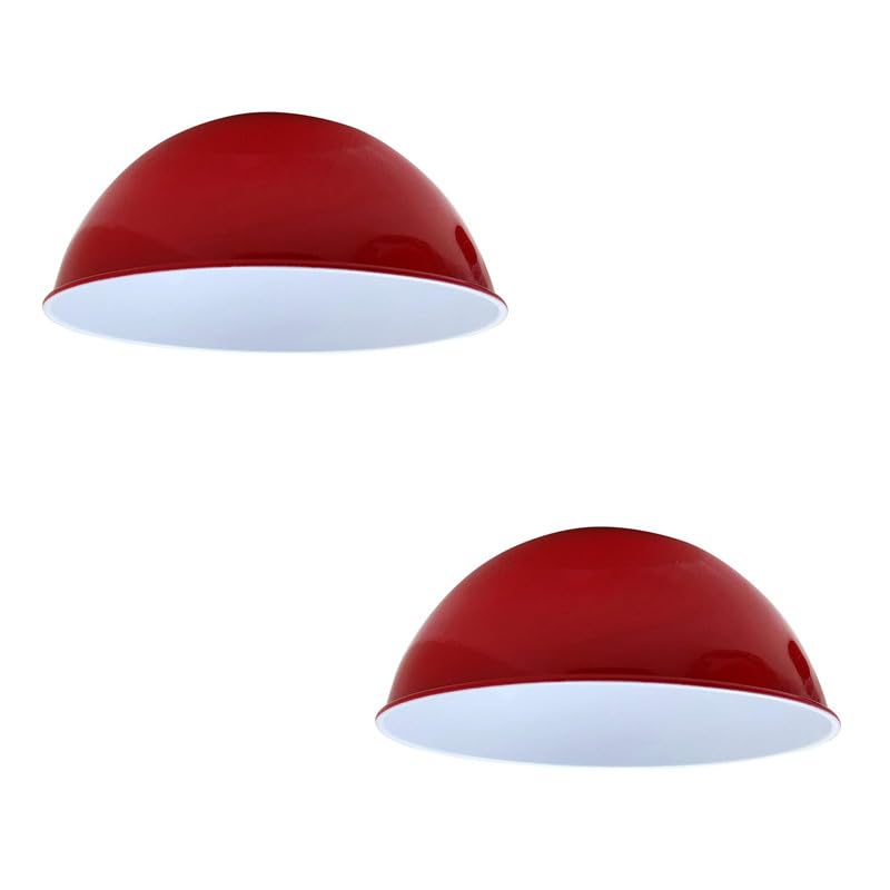 LEDSone Metal Industrial Lamp Shades Ceiling Light Shade 40cm Easy Fit Dome Lampshades Only for Ceiling Light Fitting Bedroom Kitchen