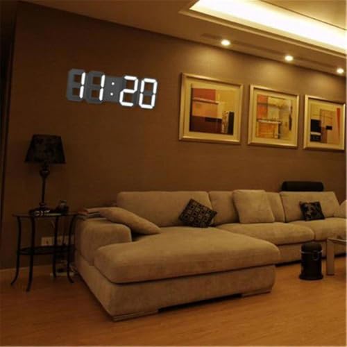 Horloges murales numériques à LED avec luminosité automatique