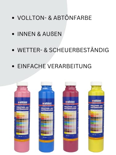 Wilckens Vollton- und Abtönfarbe matt, 750 ml, Braun
