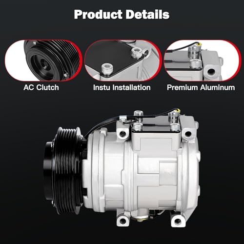 Image of cciyu Air Conditioning Compressor Fit for Toyota Sienna 3.0L 1998-2003