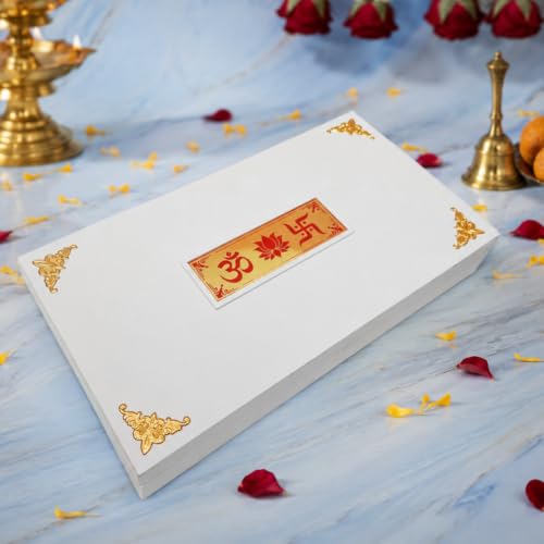 Image of ARNAVIRA Lakshmi Ganpati Sarawati Gold Plated Photo Frame with Tortoise Pocket Temple for Diwali Gift, House Warming Gifts, Return Gift Puja Box