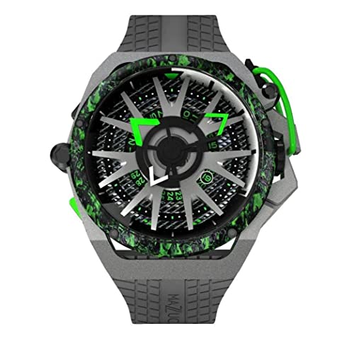  Mazzucato Cronografo Monza Formula 1 con bordo grigio F1-GY361, cinturino