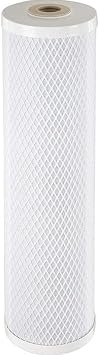 CFS 1 Pack Carbon Block Water Filter Cartridges Compatible with USF-104, USS-120 Models Remove Bad Taste & Odor Whole House Replacement Filter Cartridge 0.5 Micron