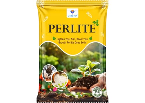 Image of Utkarsh Perlite for Plants Growth, Home Terrace Garden, Indoor & Outdoor Plants, Hydroponics & Horticulture, Conditioner for Potting Soil Mix, Enhances Drainage & Aeration (250 gm; Pack of 1)