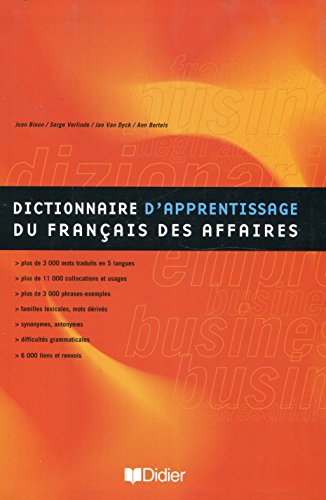 Télécharger DAFA - Dictionnaire d'apprentissage du français des affaires - Livre: D A F A PDF